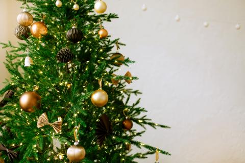 White and Gold Christmas Tree White and Gold Christmas Tree