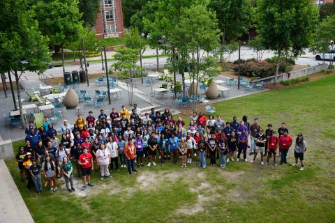 Group Photo of High School students participating in Georgia Tech's Summer Institute